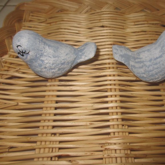 Lot 2 pc Special Bird Figurines Clay Mini Vintage 1980`s - Picture 3 of 8